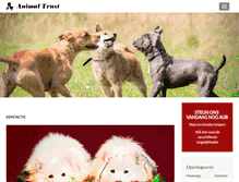 Tablet Screenshot of animaltrust.be